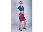 Serre-taille rose avec plumes