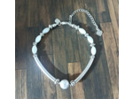 Bracelet perles de culture et acier inoxydable