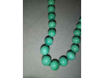 Collier perles malachite 10mm x 45cm