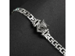 Bracelets en acier inoxydable tête de loup
