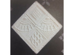 Toile Batiste 100% coton blanc Boutis