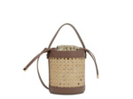 Lancaster Cannage Rotin Mini Sac Seau 480-110 Marron
