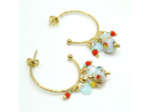 Boucles d'oreilles Azurela