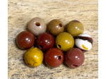 PERLES JASPE MOKAITE