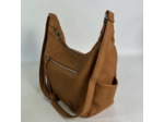 Farfouillette Sac Besace Aux Détails Métalliques Camel