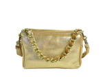 Mila Louise Mama X Sac Trotteur Cuir Pailleté Ambre