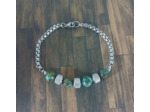 Bracelet-chaîne homme agate africaine