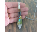 Pendentif orgonite pendule 7 chakras