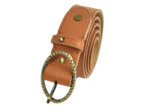 Mila Louise Pale X Ceinture irisé et grainé Ajustable TU Tan