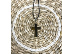 Pendentif œil de tigre croix
