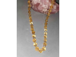 Collier en citrine naturelle qualité extra pièce unique perles 10mm x 48cm
