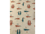 Tissu Canvas Slim animal foot Katia