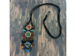 Sautoir bois & perles naturelles 1