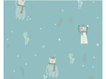 Tissu imperméable Yeti & Snowman - Katia Fabrics