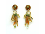 Boucles d'oreilles chaînes et pampilles – Salvia