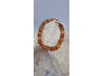 Bracelet cornaline facetée OLPA1777