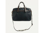 Bleu de Chauffe Sac Business Ledger Liscio Noir