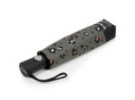 Isotoner Parapluie Pliant Automatique Léopard Kaki