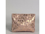 Farfouillette Petit Porte-Monnaie Léopard Brillant Rose Clair