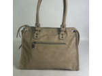 Farfouillette Sac Shopping Aux Détails Métalliques Taupe