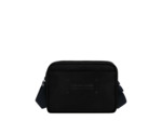 Ateliers Fourès Aristote Pochette Horizontale Toile et Cuir R135 Noir