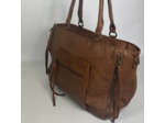 Farfouillette Sac Shopping Zippé Camel