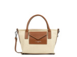 Lancaster Canvas Kba Mini Sac A Main 518-049 Beige Cognac