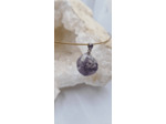Pendentif lépidolite avec cable olpa2040
