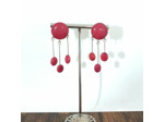 Boucles d'oreilles Zoé en ivoire végétal