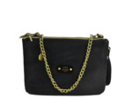 Mila Louise Natasha PG2 Sac et Pochette Toile Irisée Noir