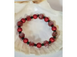 Parure 2 pcs rouge/vert