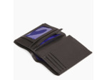 Le Tanneur Charles Portefeuille Moyen 2 Volets Cuir Grainé Noir Le Bleu
