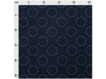 Tissu broderie sashiko bleu marine