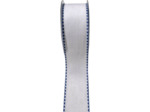 Bande à broder aïda feston bleu