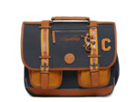 Caméléon Vintage Urban Cartable 41cm Mustard Badges