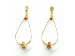 Boucles d'oreilles Aqua Coral