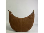 Gérard Darel Suzanne Sac Demi-Lune Cuir Velours Kenya