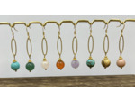Boucles Irina aventurine verte