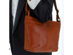 Les Ateliers Fourès Pandore Mini Sac Seau Bandoulière P100 Fauve