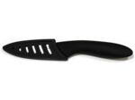 Easy Make KD3123 Couteau CERA 7.5CM Manche Soft avec Etui, Céramique + Polypropylène, Noir-Blanc, 16,6 x 2,5 x 1,7 cm