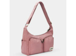 Hindbag Emile Sac Besace Multipoches En Coton Bio Rose Blush