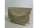 Farfouillette Grand Sac Porté Travers A Rabat Et Similicuir Effet Grainé Doré