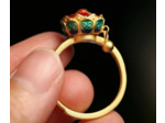 Bague roue de prière rotatif
