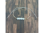 Bracelet Miyuki "LOVE" blanc-beige