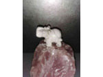 Statuette Eléphant Howlite Magnesite 36g