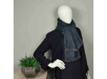 Farfouillette Echarpe Châle Stockholm laine brillant Marine