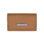 Longchamp Roseau Portefeuille compact Naturel