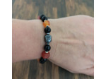Bracelet bouddha Tourmaline/hématite