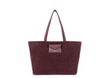 Lancaster Suedine KBA Grand Sac Shopping Aspect Suédine 518-063 Bordeaux
