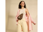 Hindbag Olivia Banane Léopard Cannelle